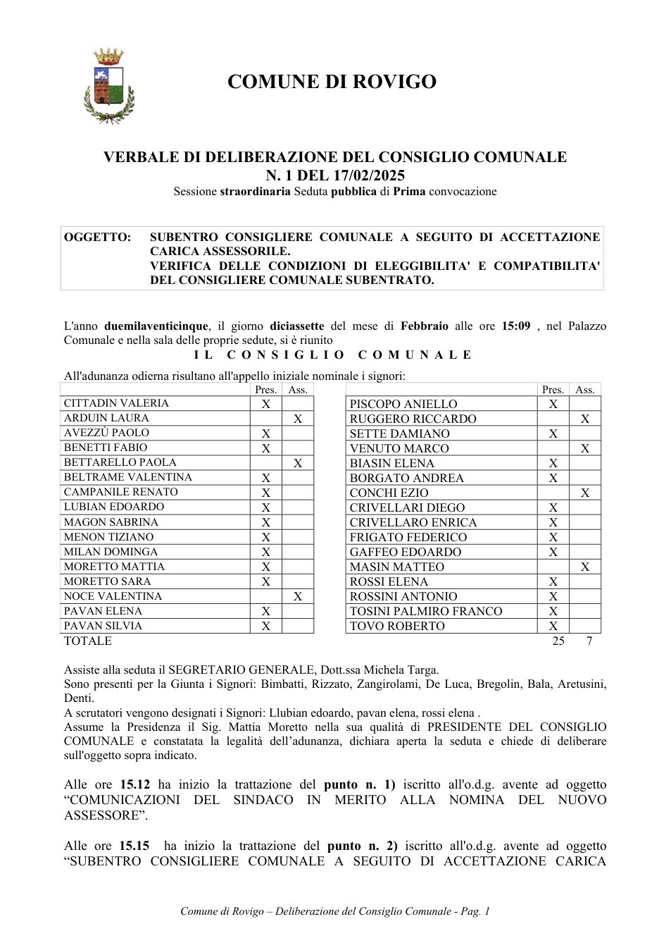 Pagina 1 del documento