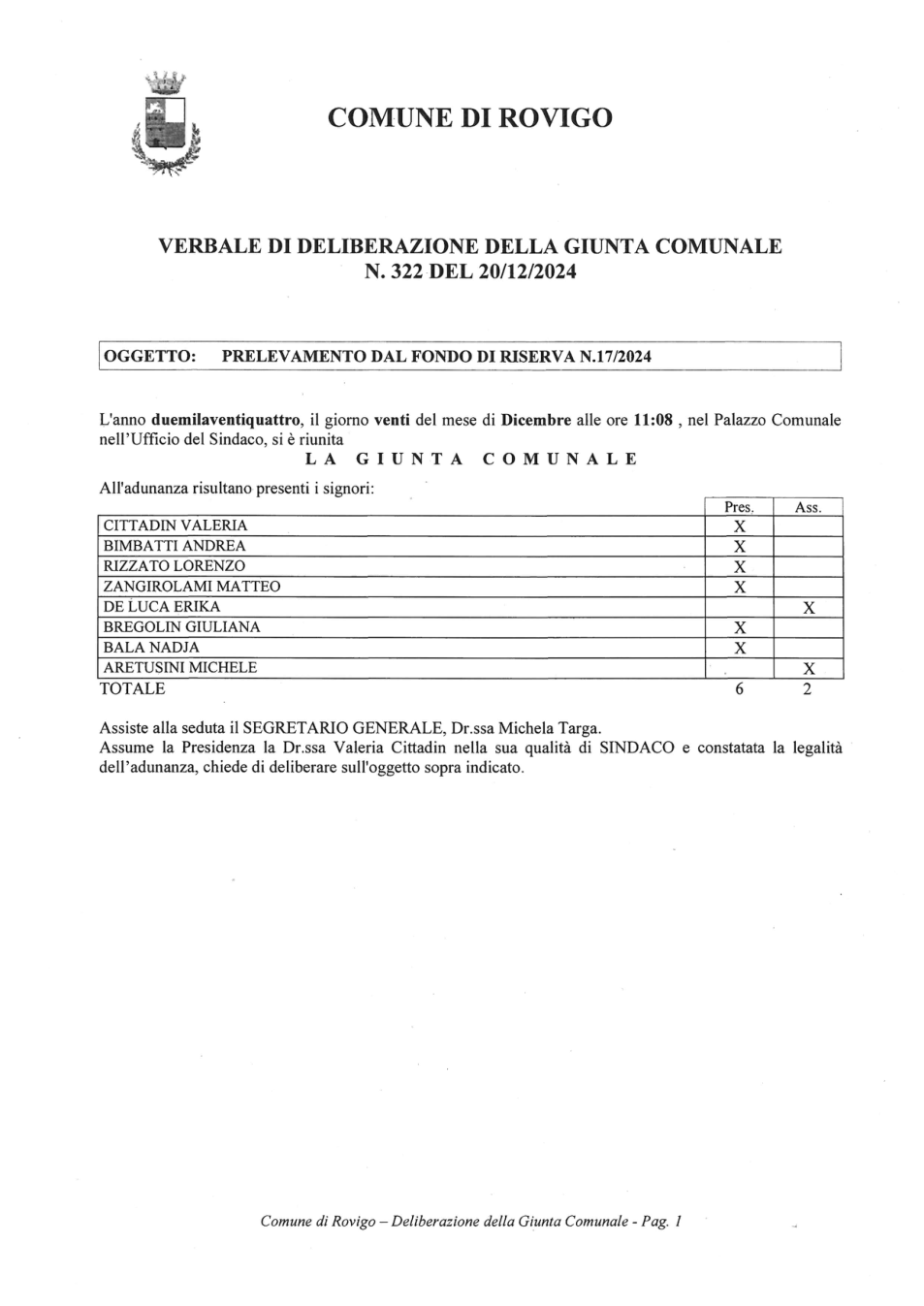 Pagina 1 del documento