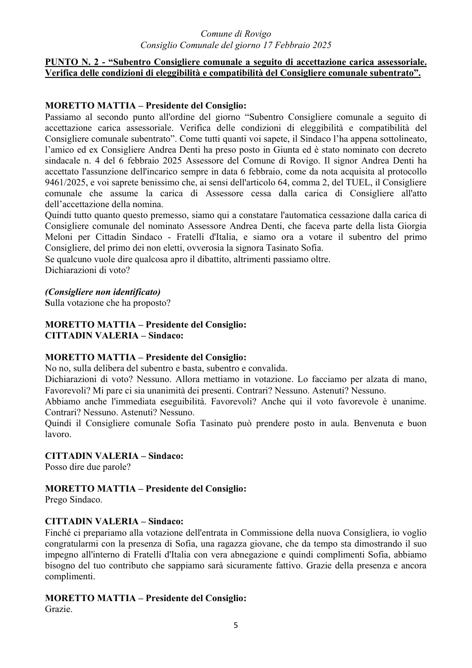 Pagina 5 del documento