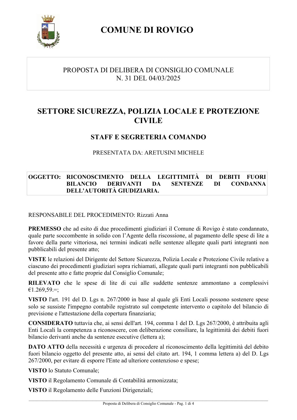 Pagina 1 del documento