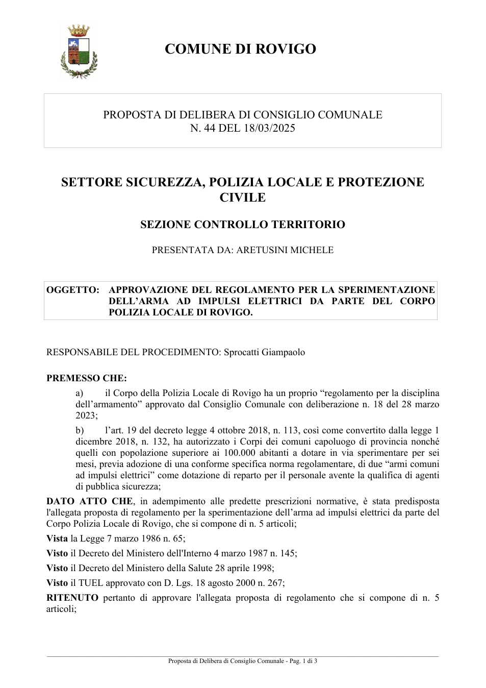 Pagina 1 del documento
