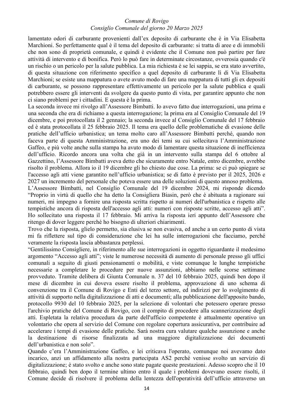 Pagina 14 del documento