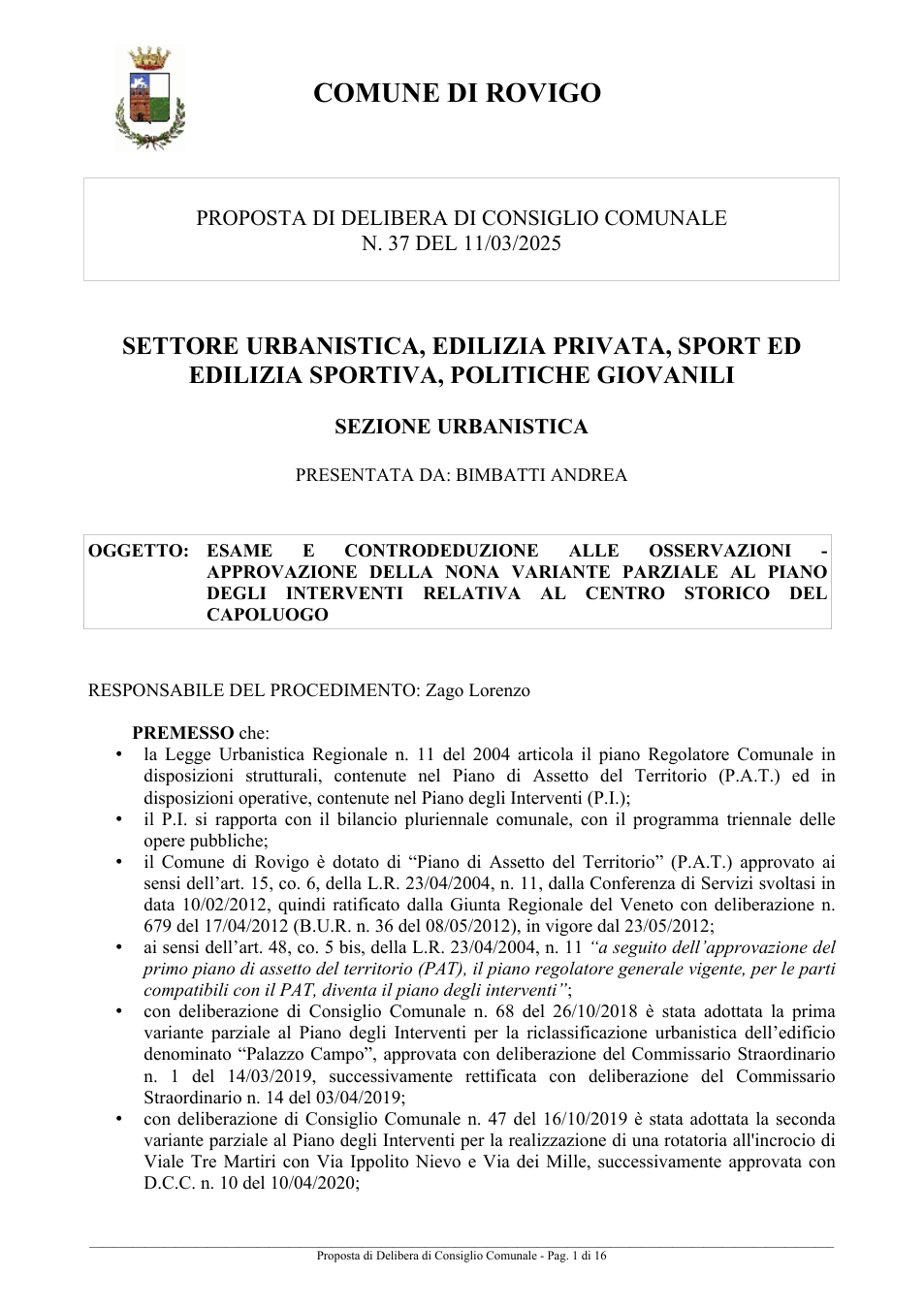 Pagina 1 del documento