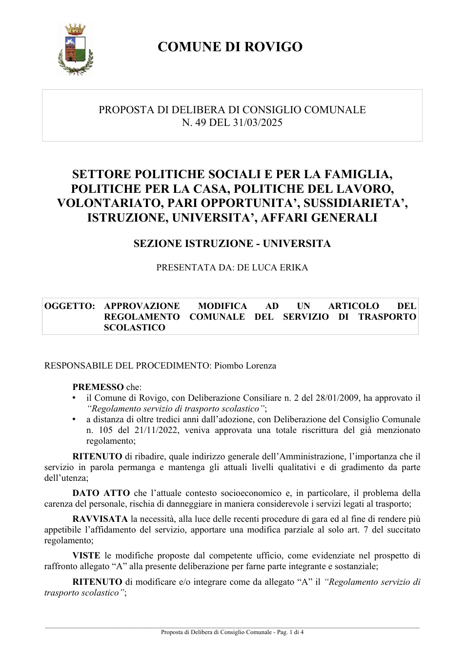 Pagina 1 del documento