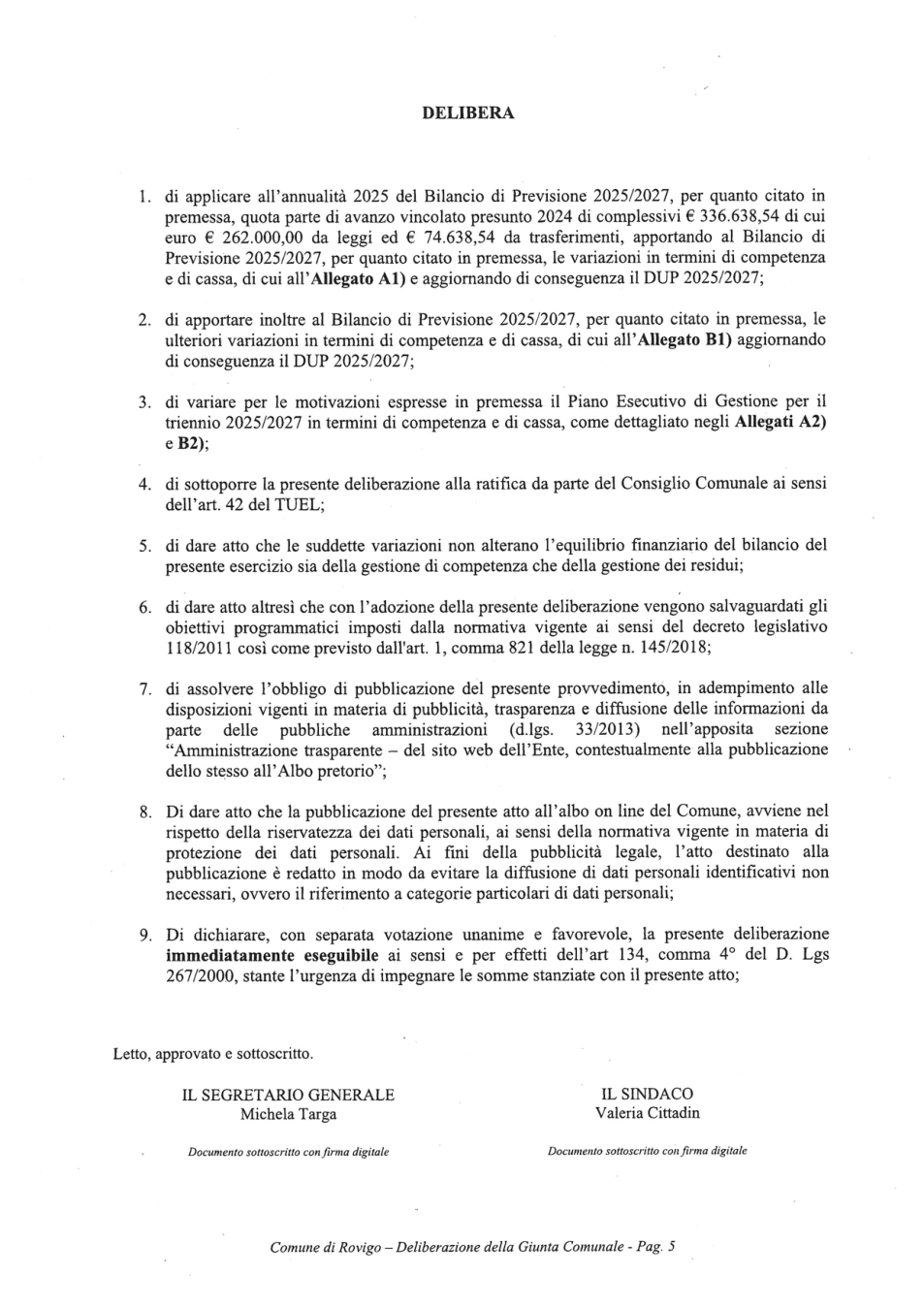 Pagina 5 del documento