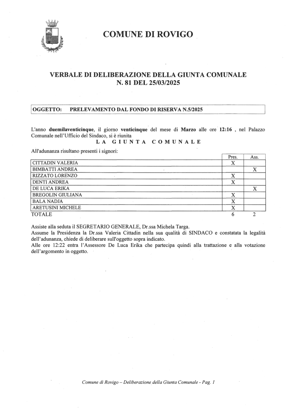 Pagina 1 del documento