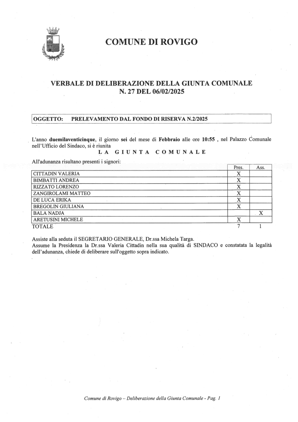 Pagina 1 del documento