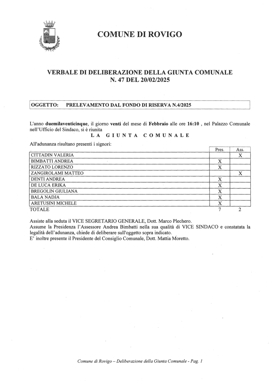 Pagina 1 del documento