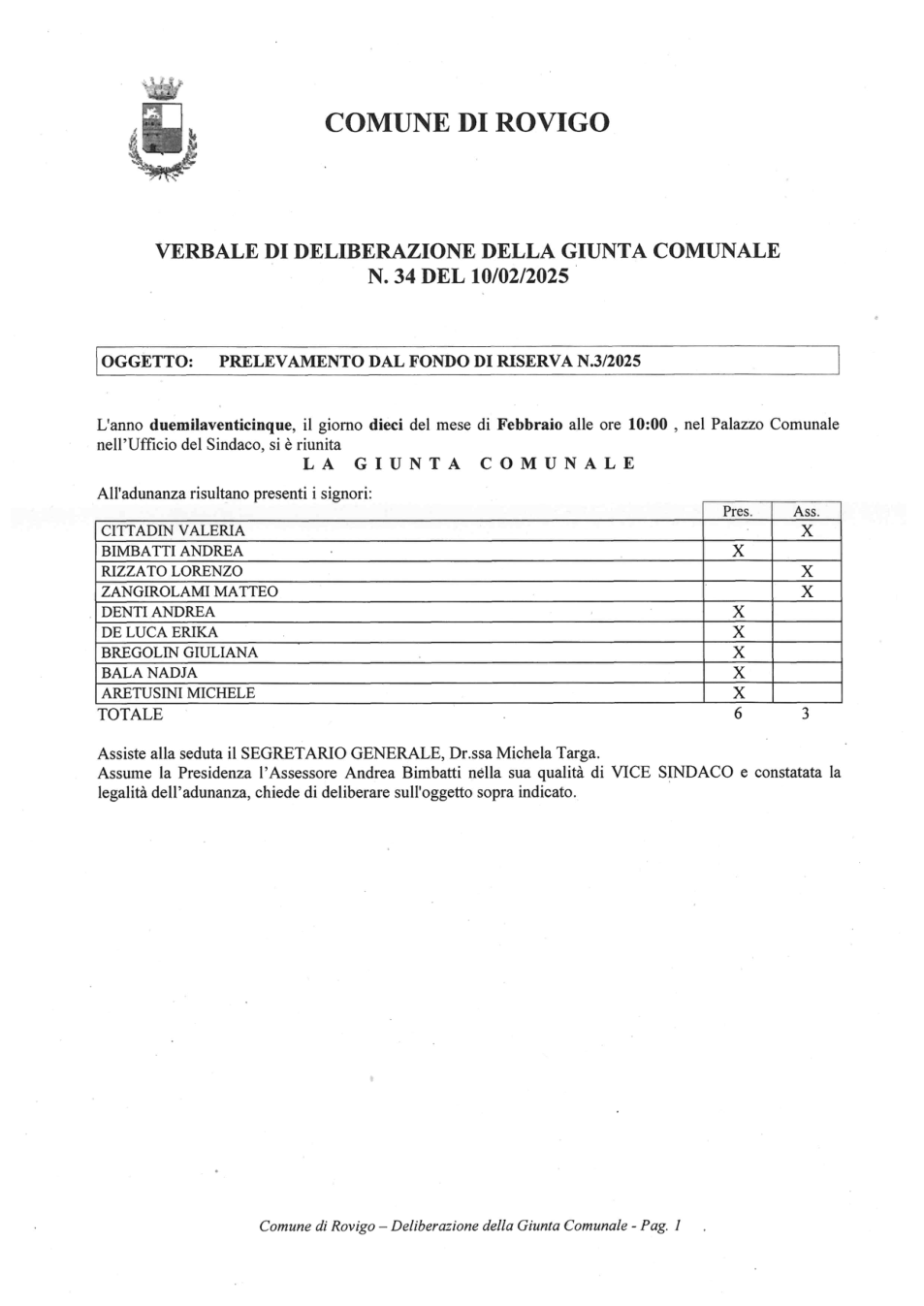 Pagina 1 del documento