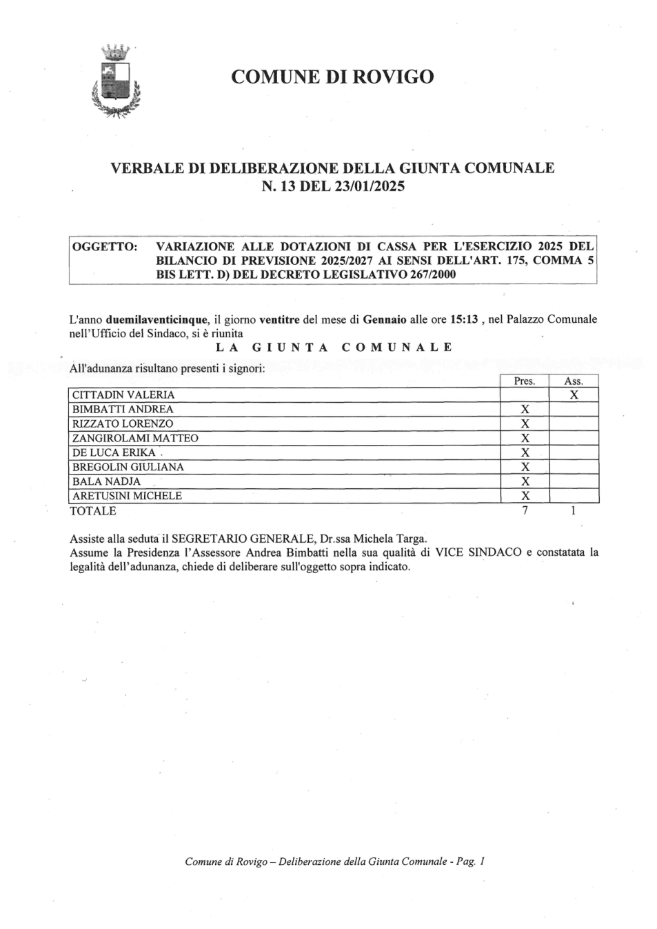 Pagina 1 del documento