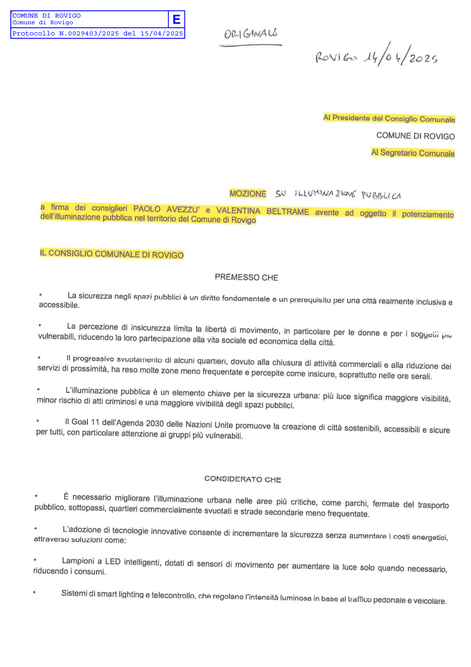 Pagina 1 del documento