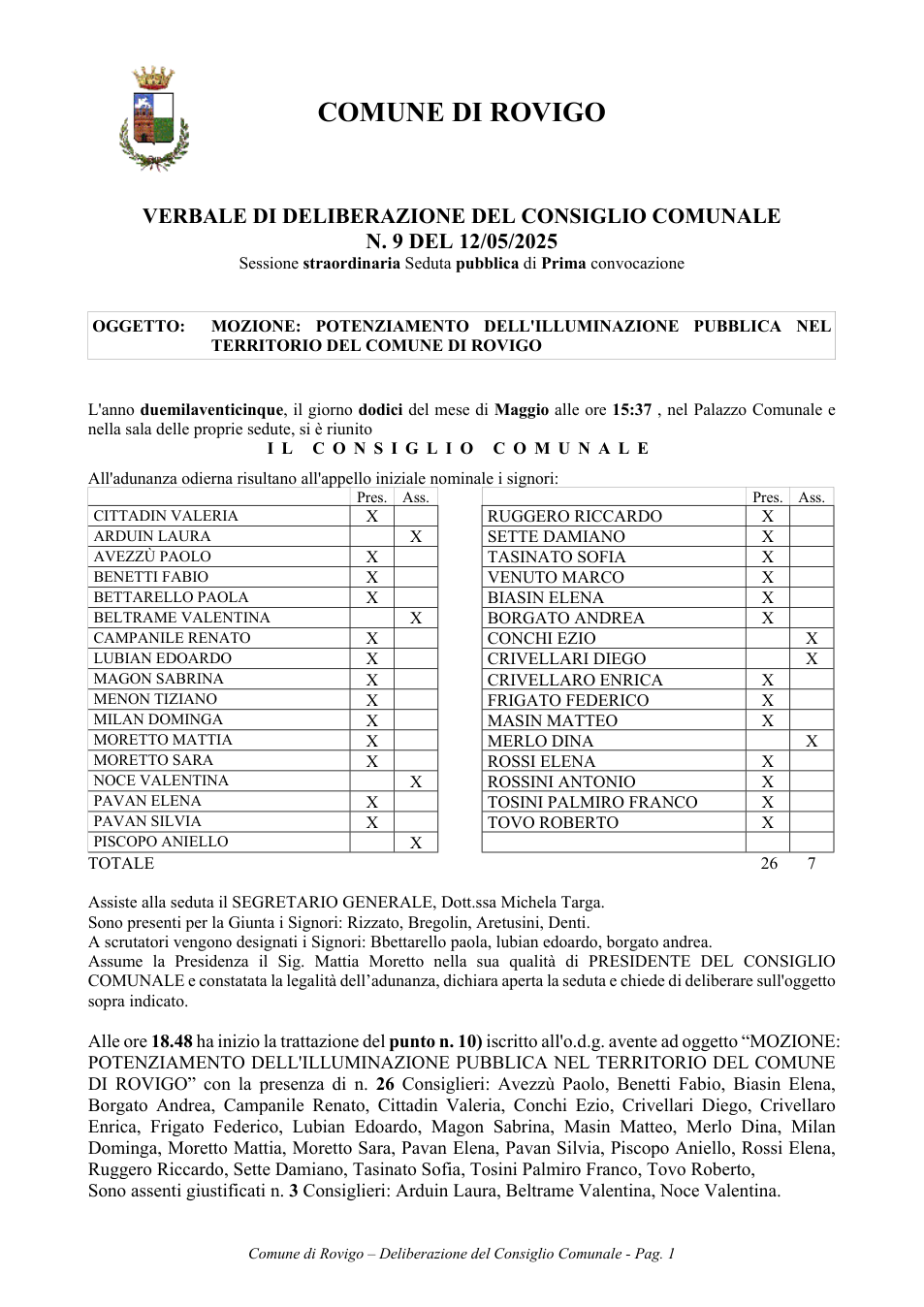 Pagina 1 del documento