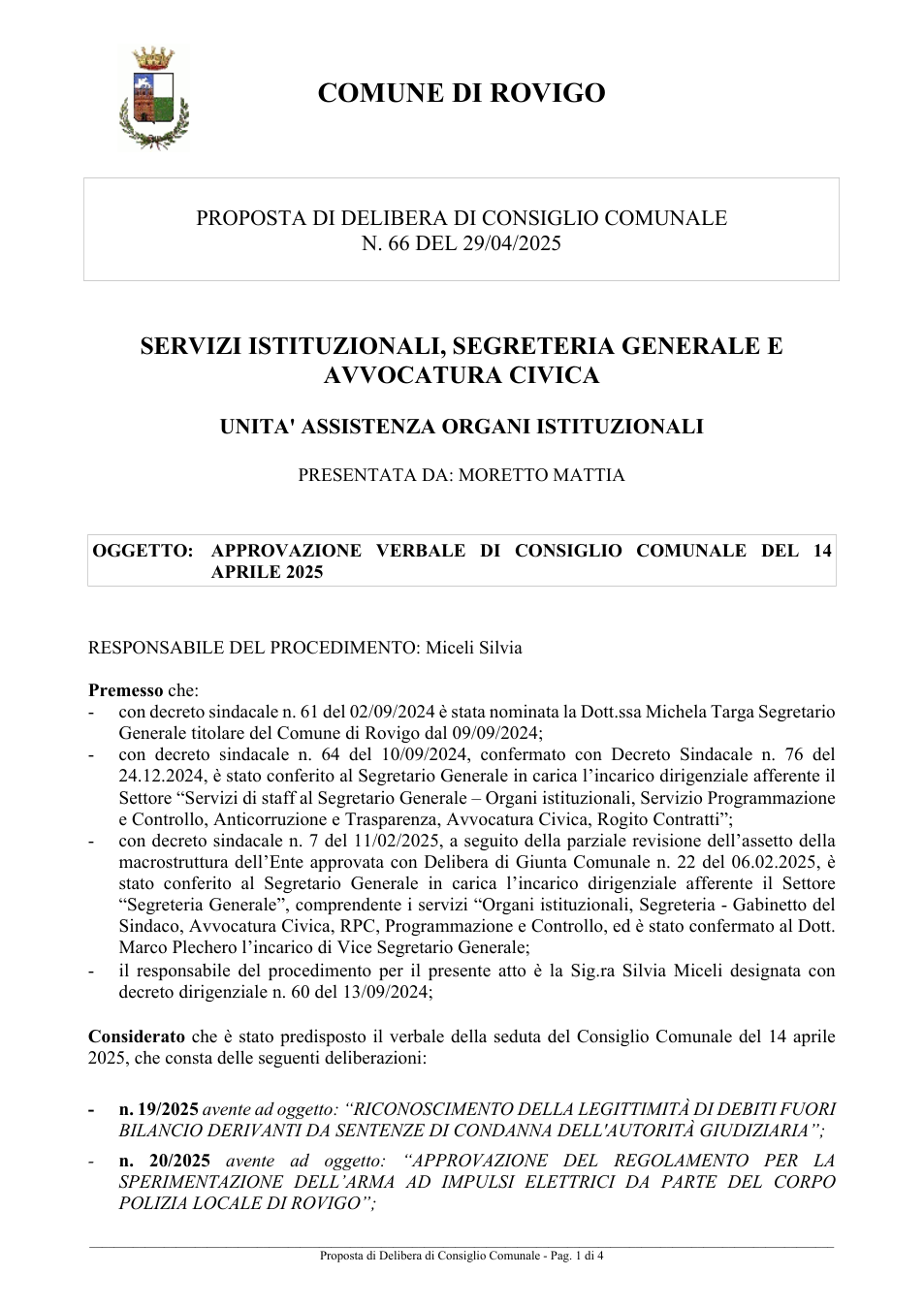 Pagina 1 del documento