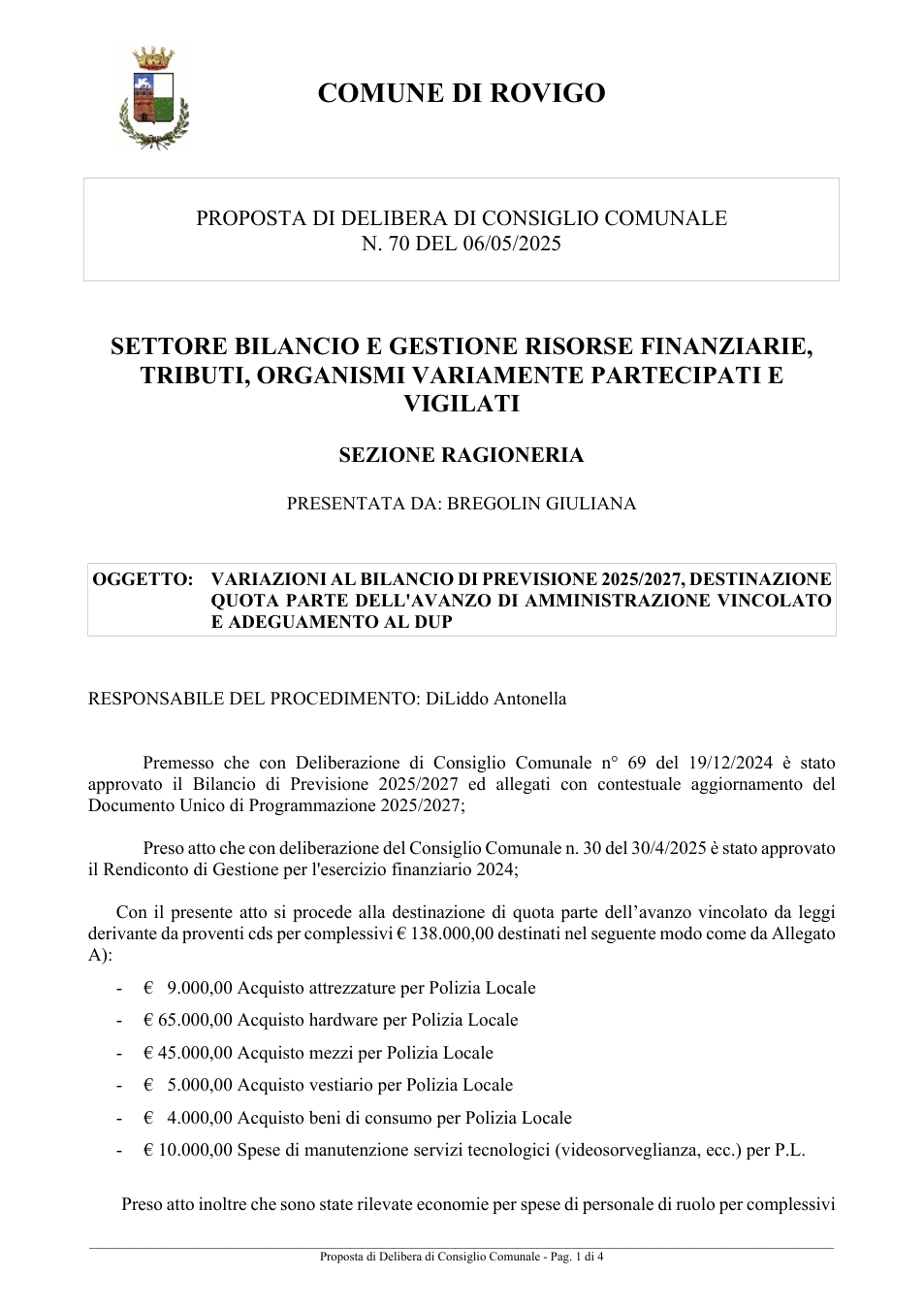 Pagina 1 del documento