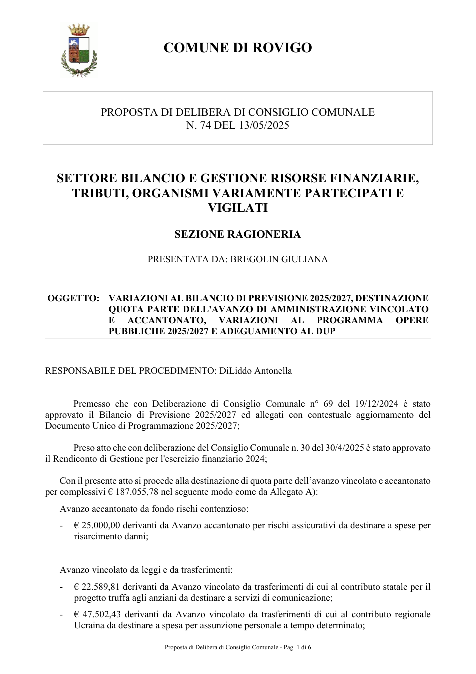 Pagina 1 del documento