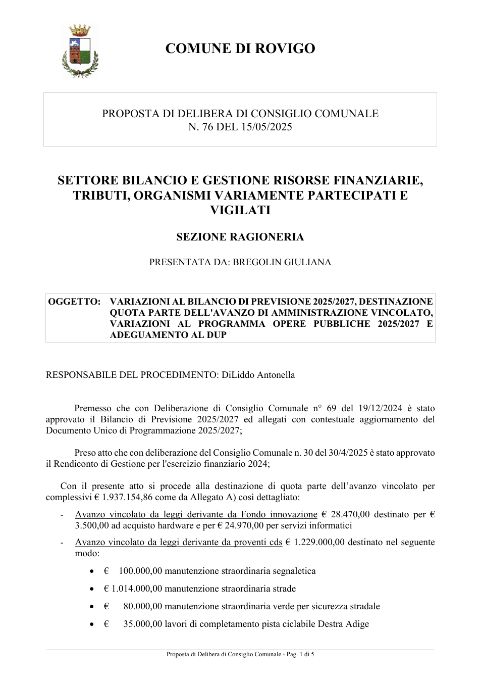 Pagina 1 del documento