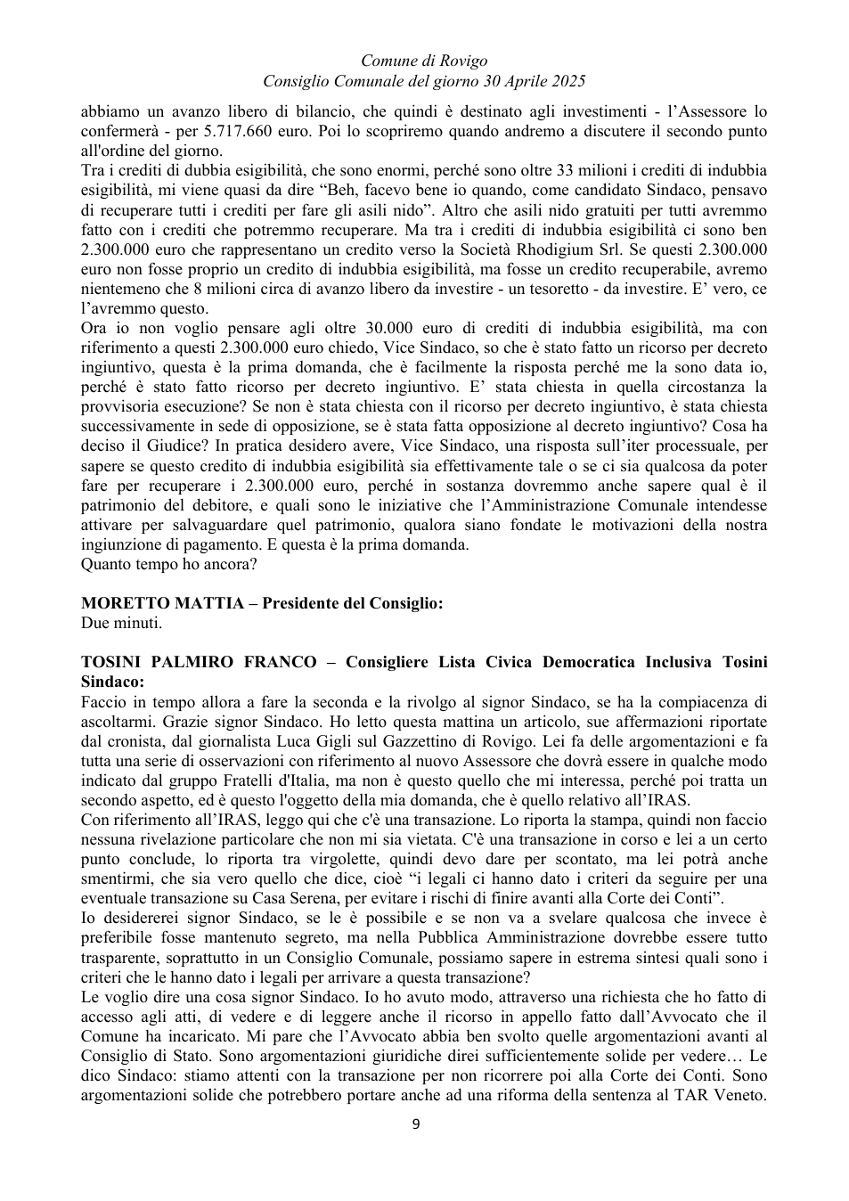 Pagina 9 del documento