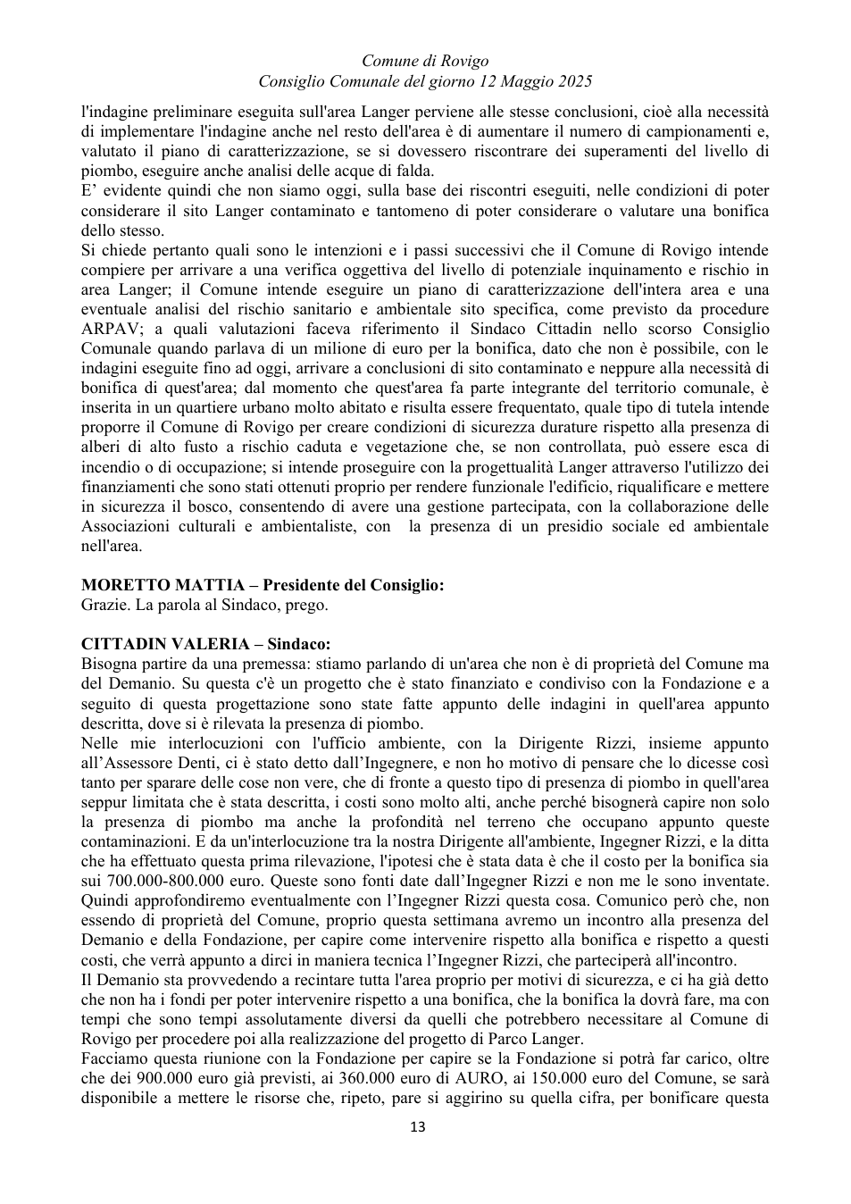 Pagina 13 del documento