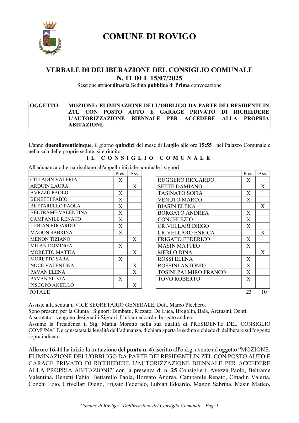 Pagina 1 del documento
