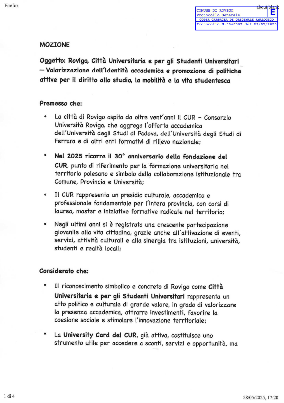 Pagina 1 del documento