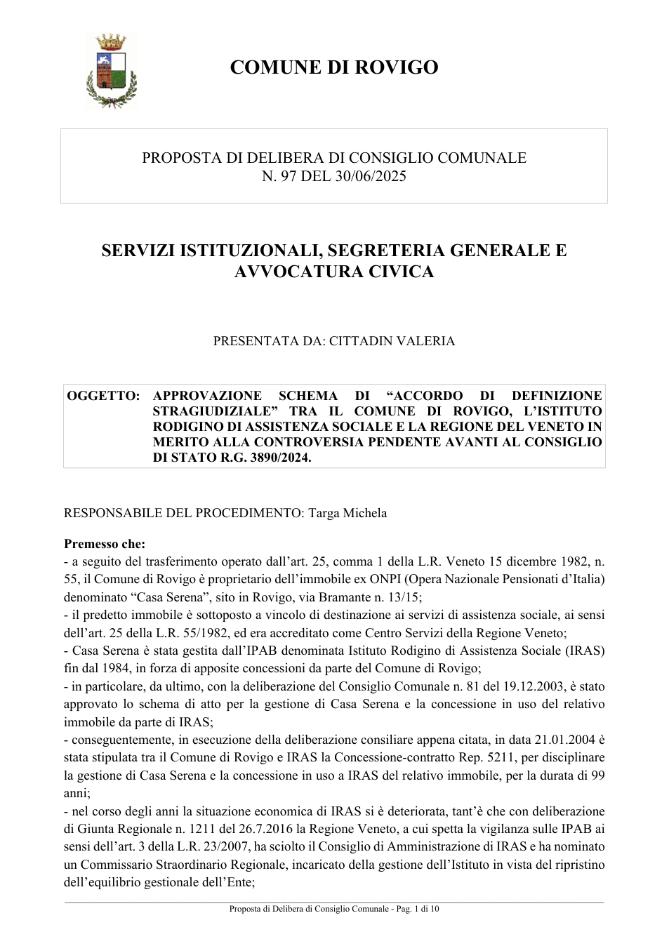 Pagina 1 del documento