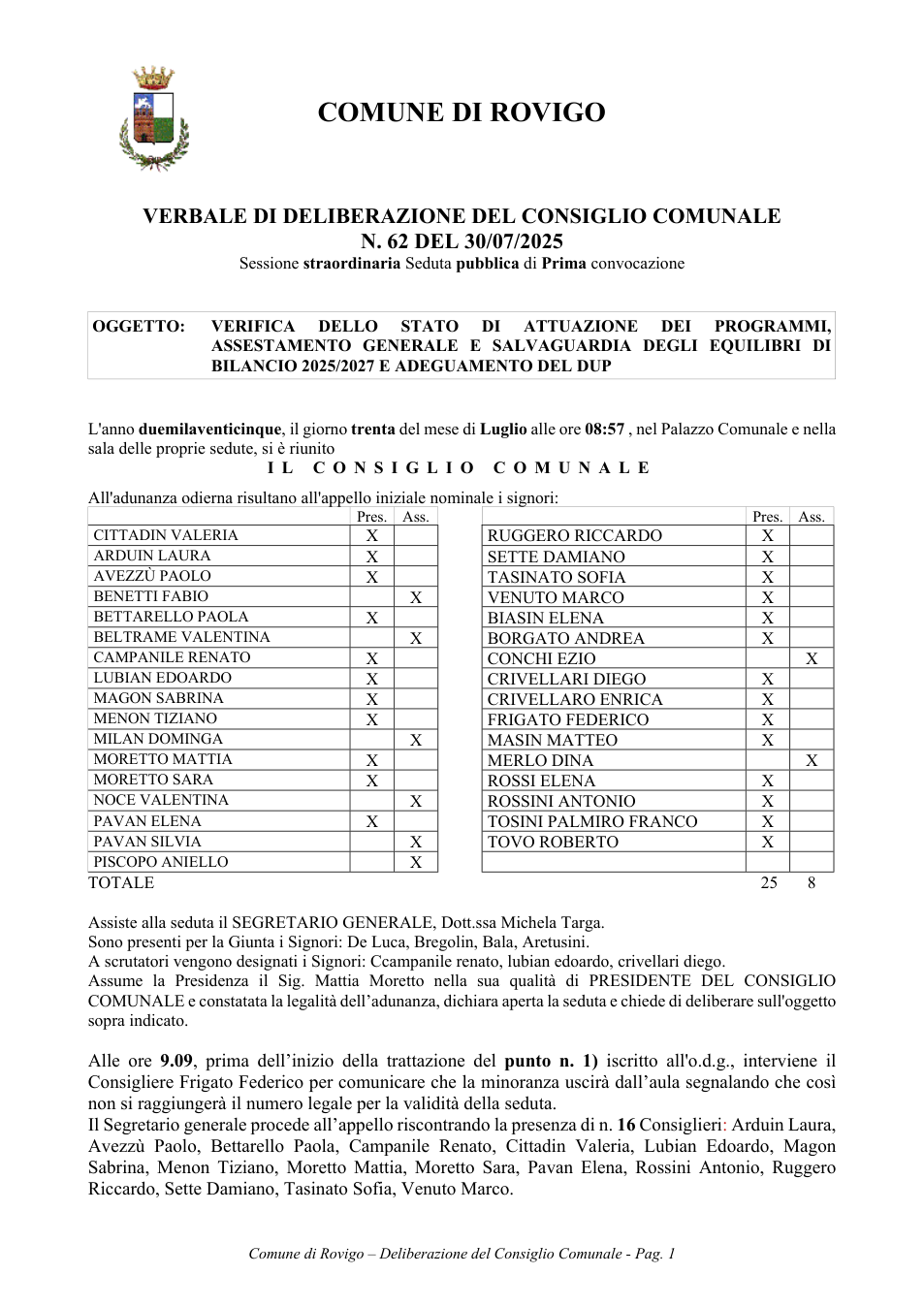 Pagina 1 del documento