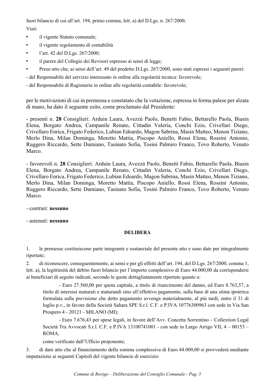 Pagina 5 del documento