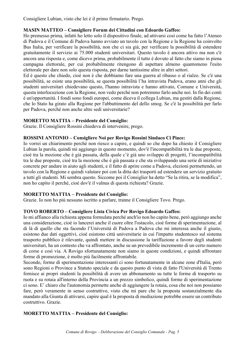Pagina 5 del documento