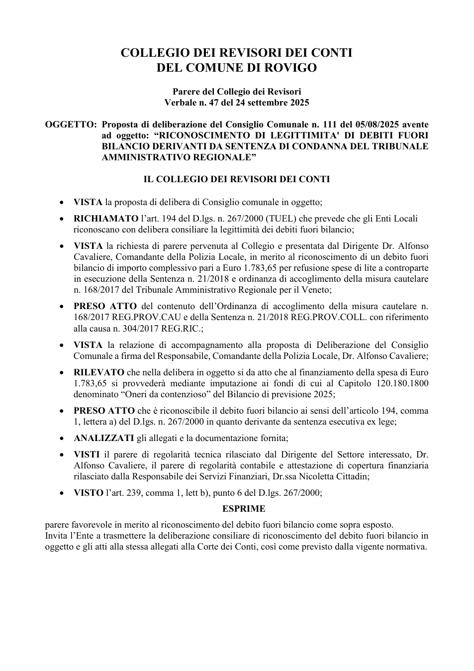 Pagina 1 del documento