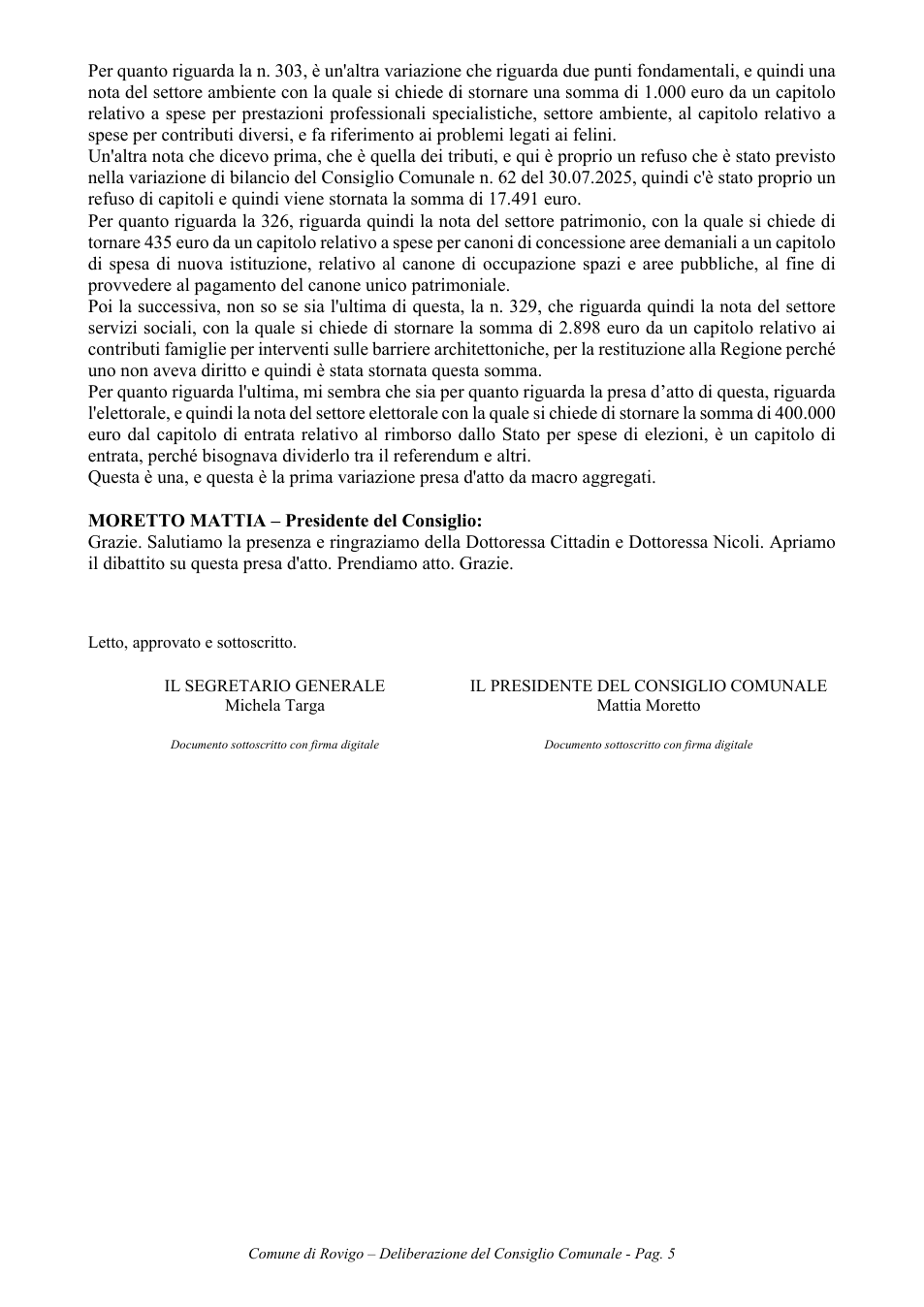 Pagina 5 del documento