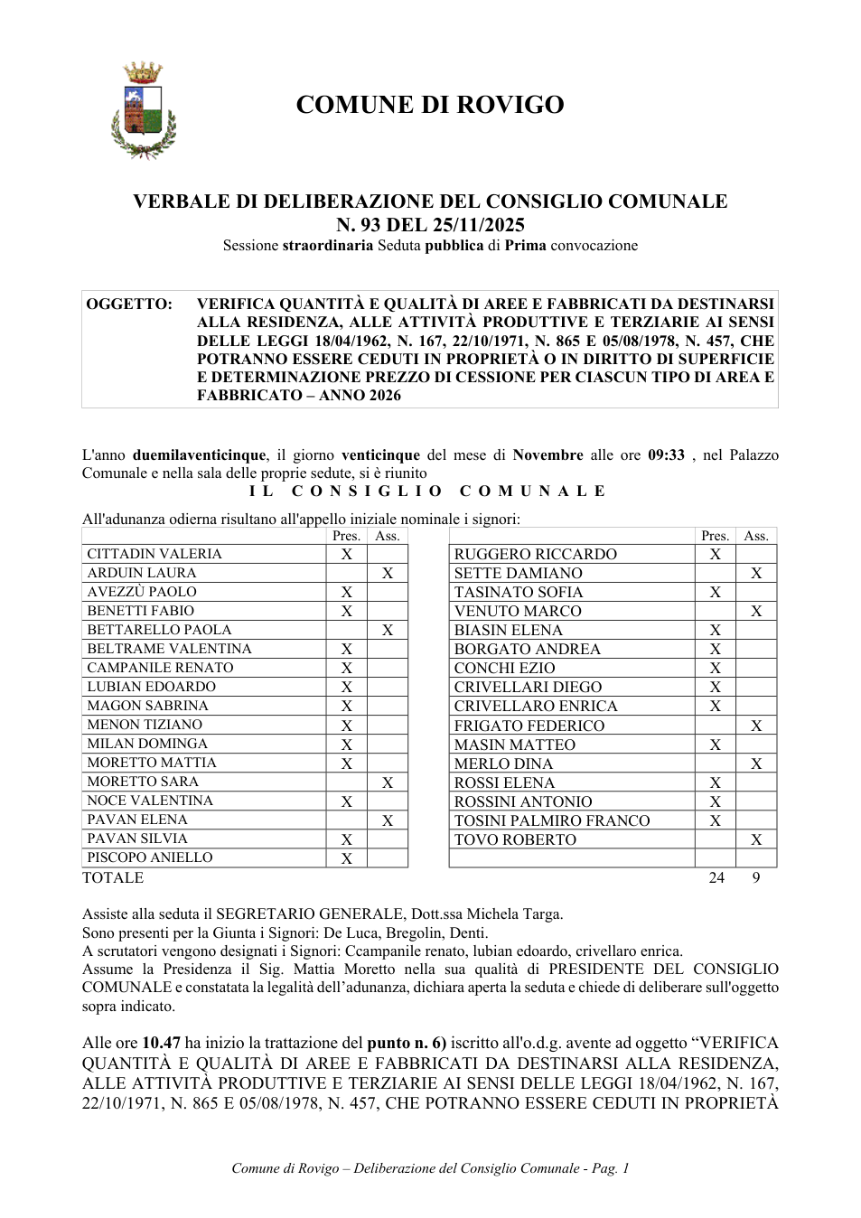 Pagina 1 del documento
