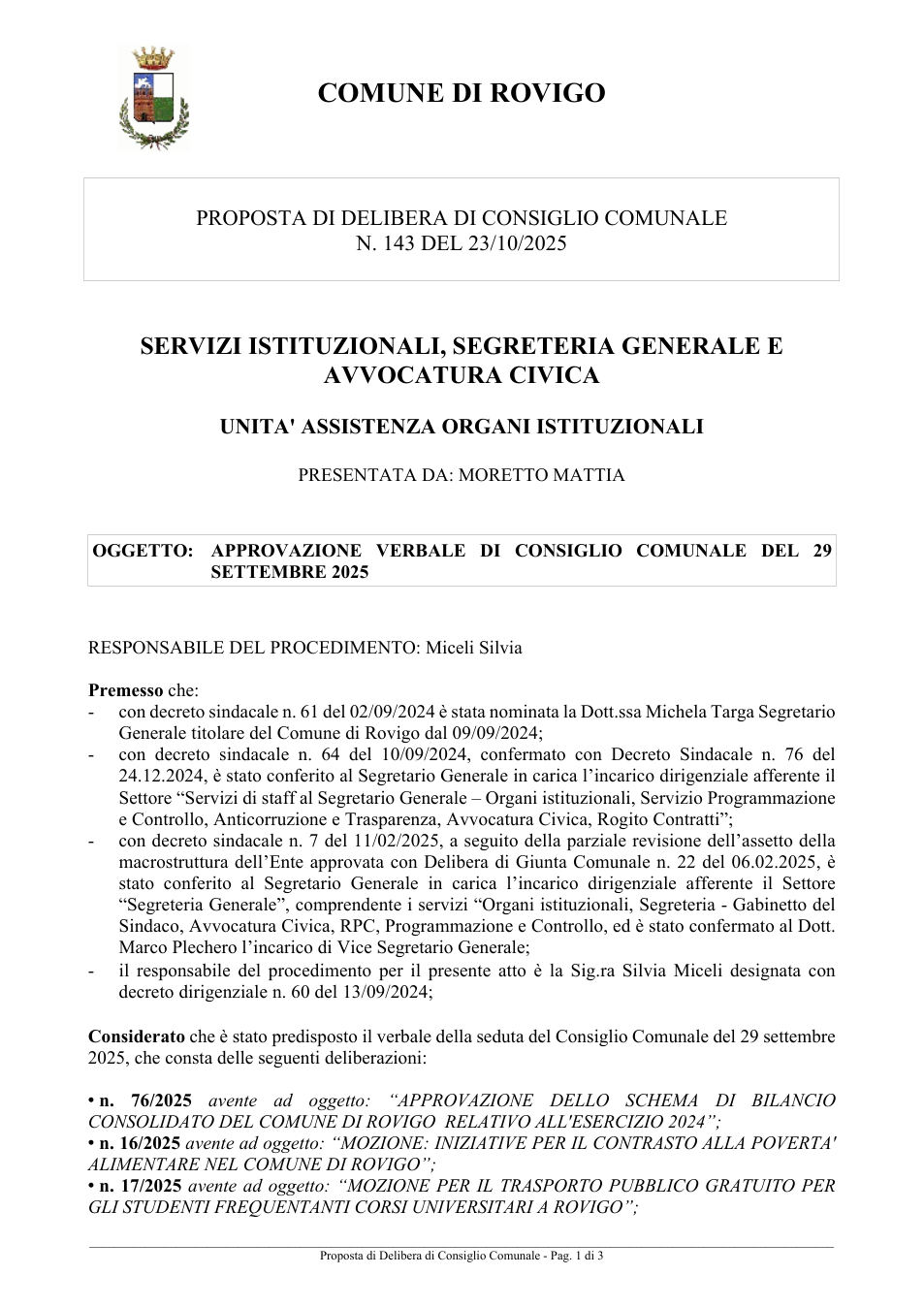 Pagina 1 del documento