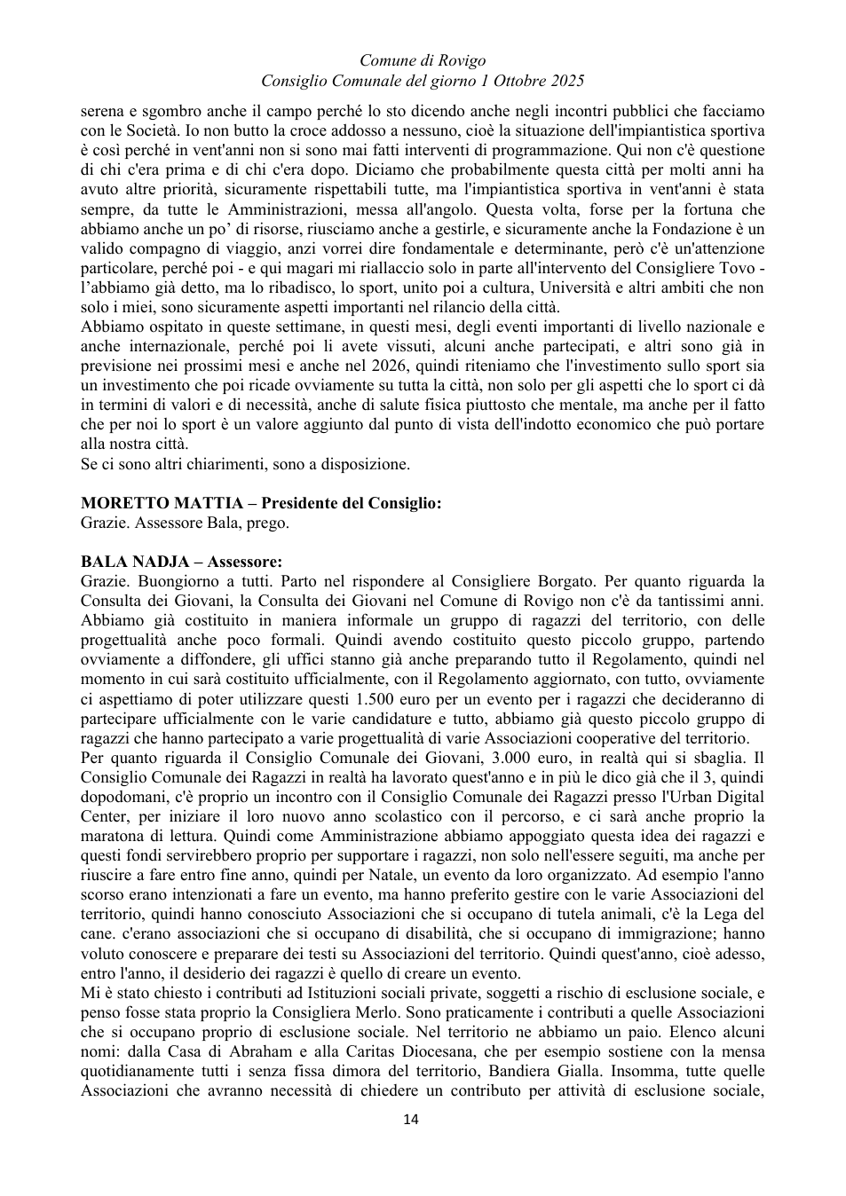 Pagina 14 del documento