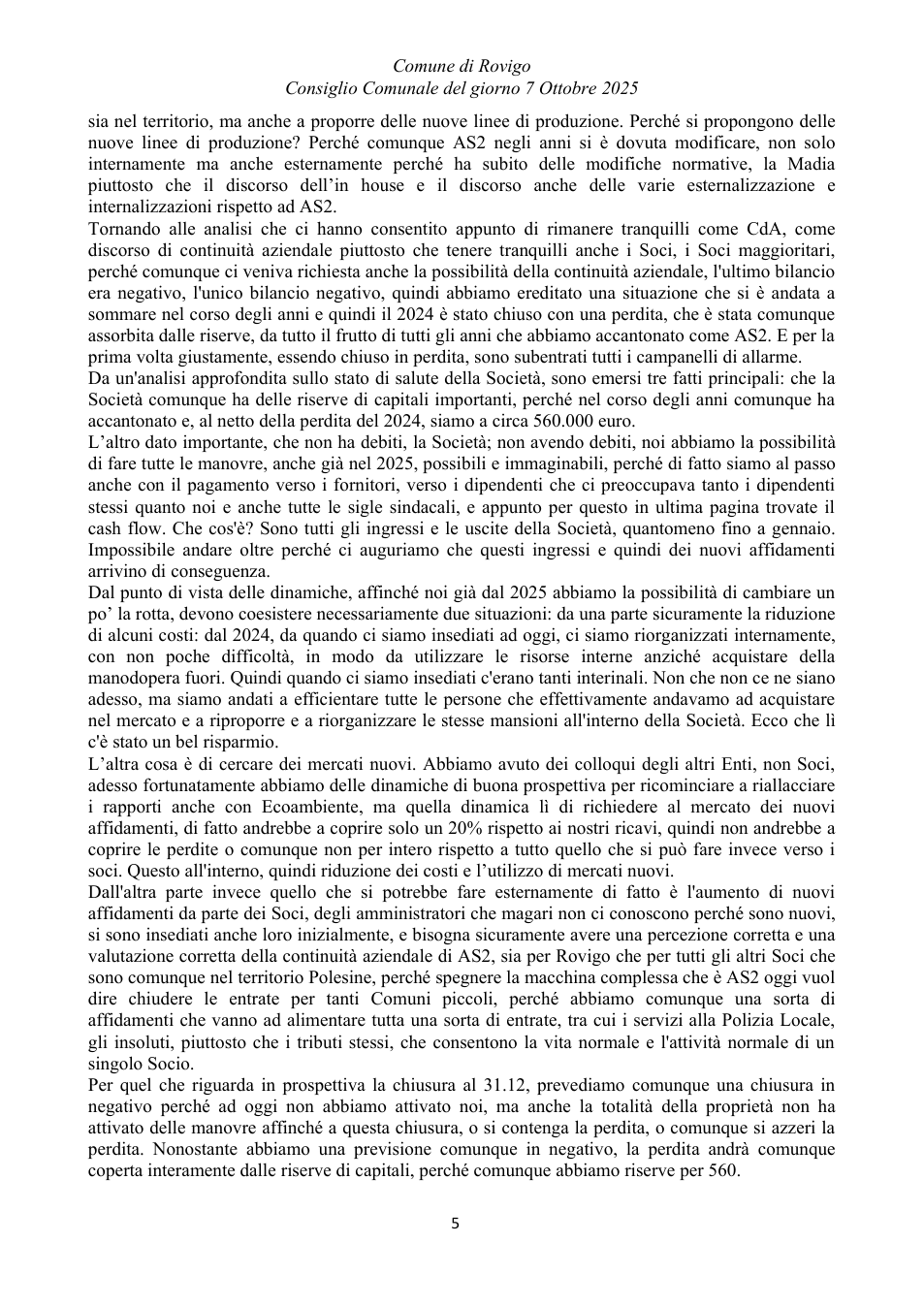 Pagina 5 del documento