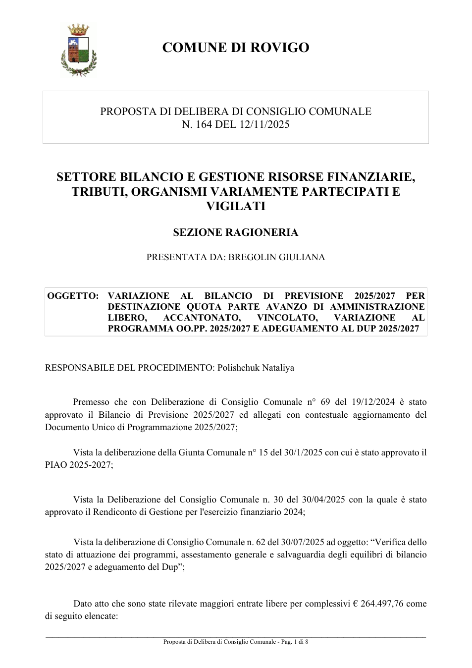 Pagina 1 del documento