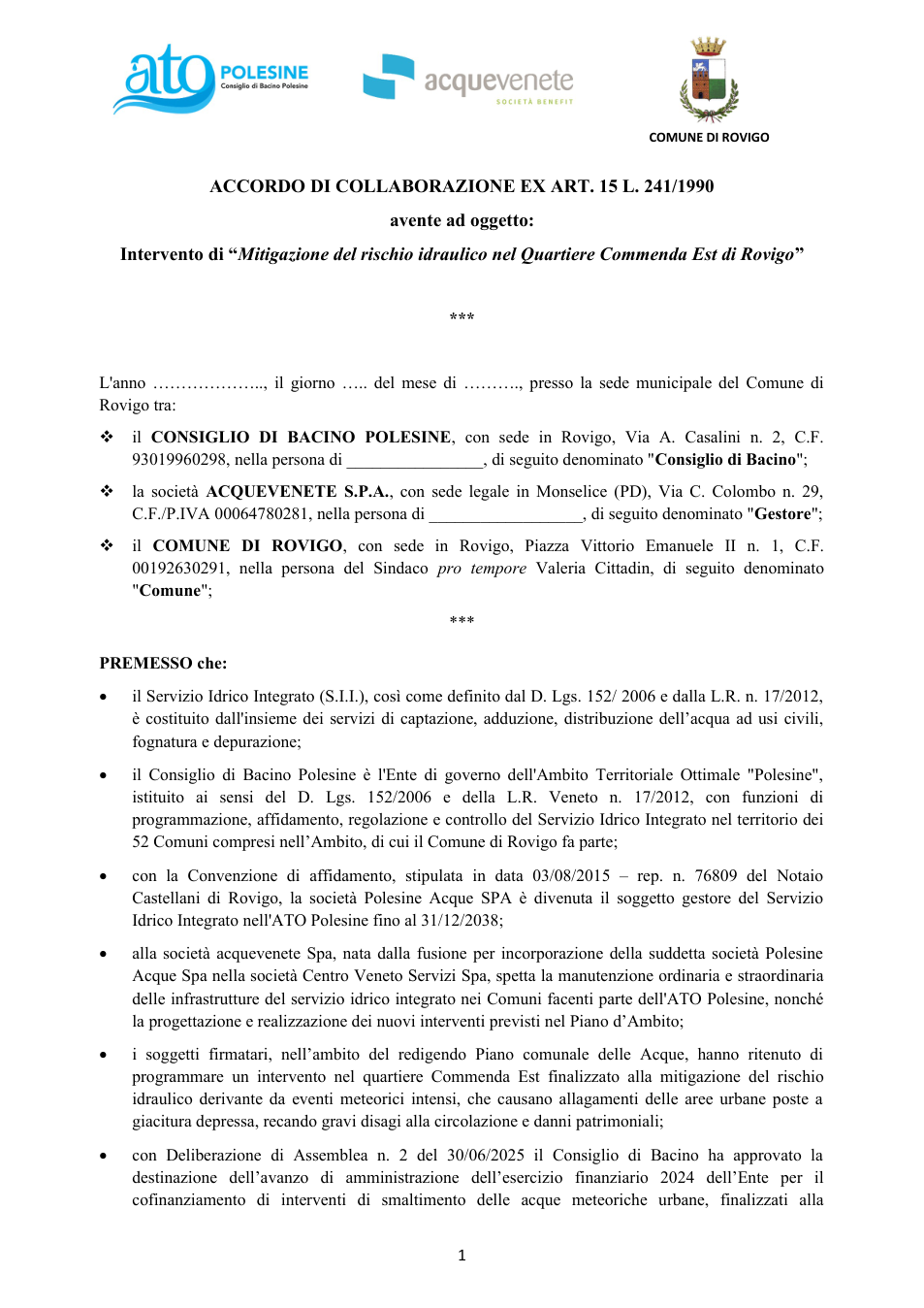 Pagina 1 del documento