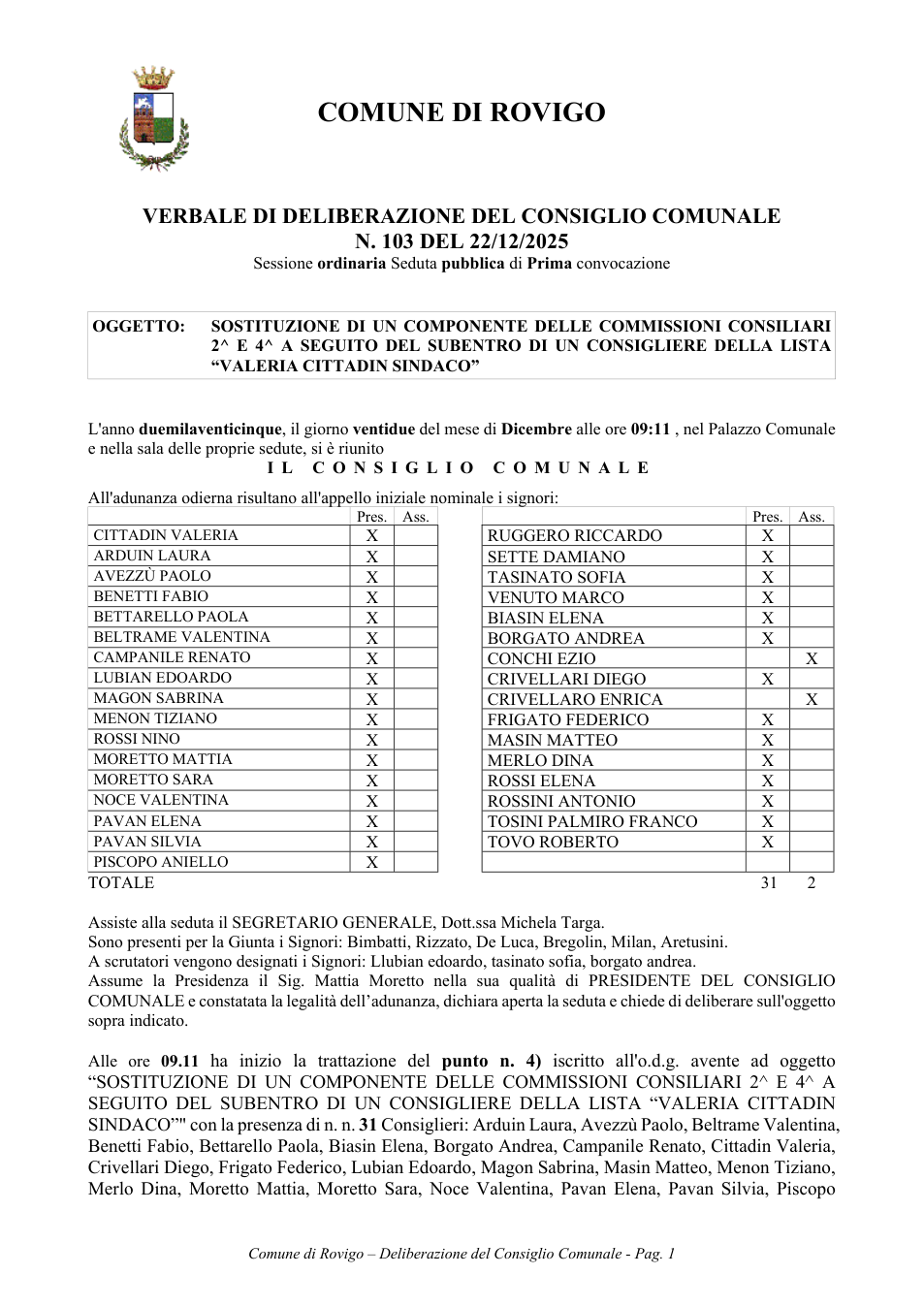 Pagina 1 del documento