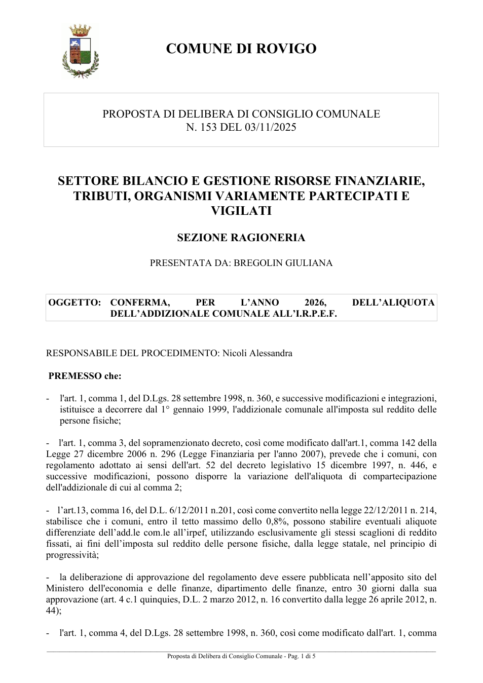 Pagina 1 del documento