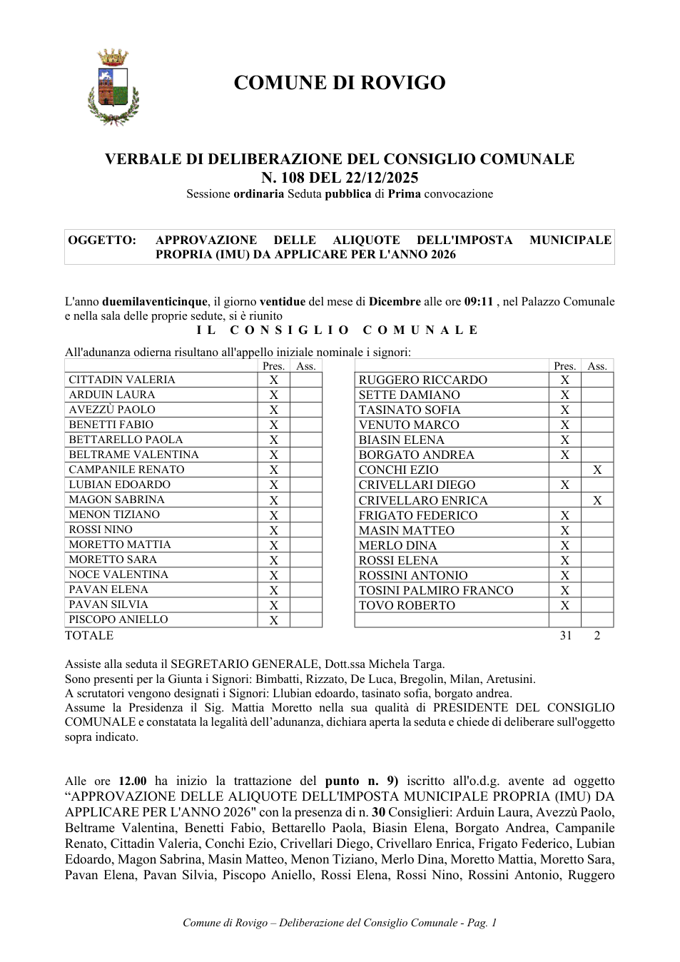 Pagina 1 del documento