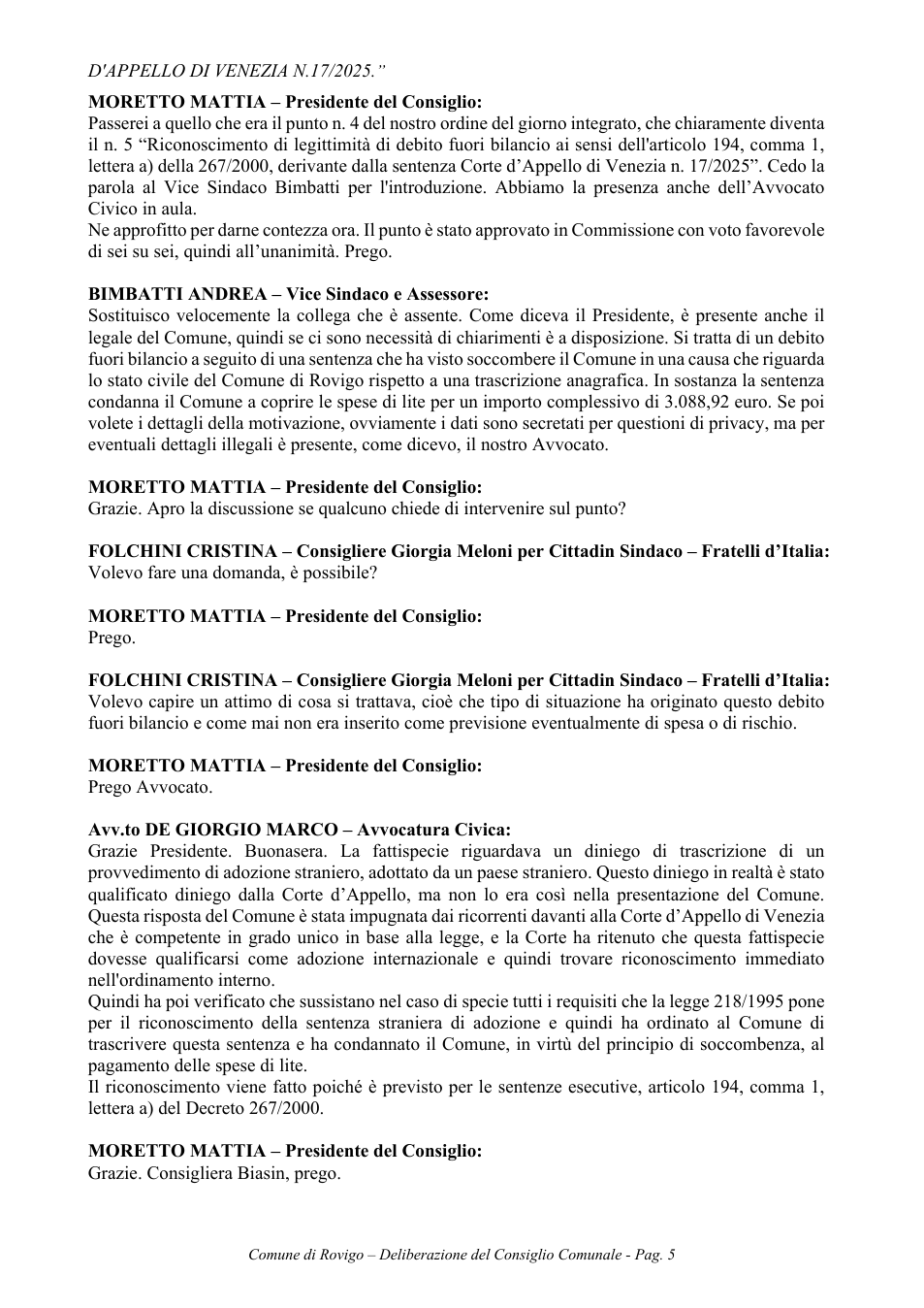 Pagina 5 del documento