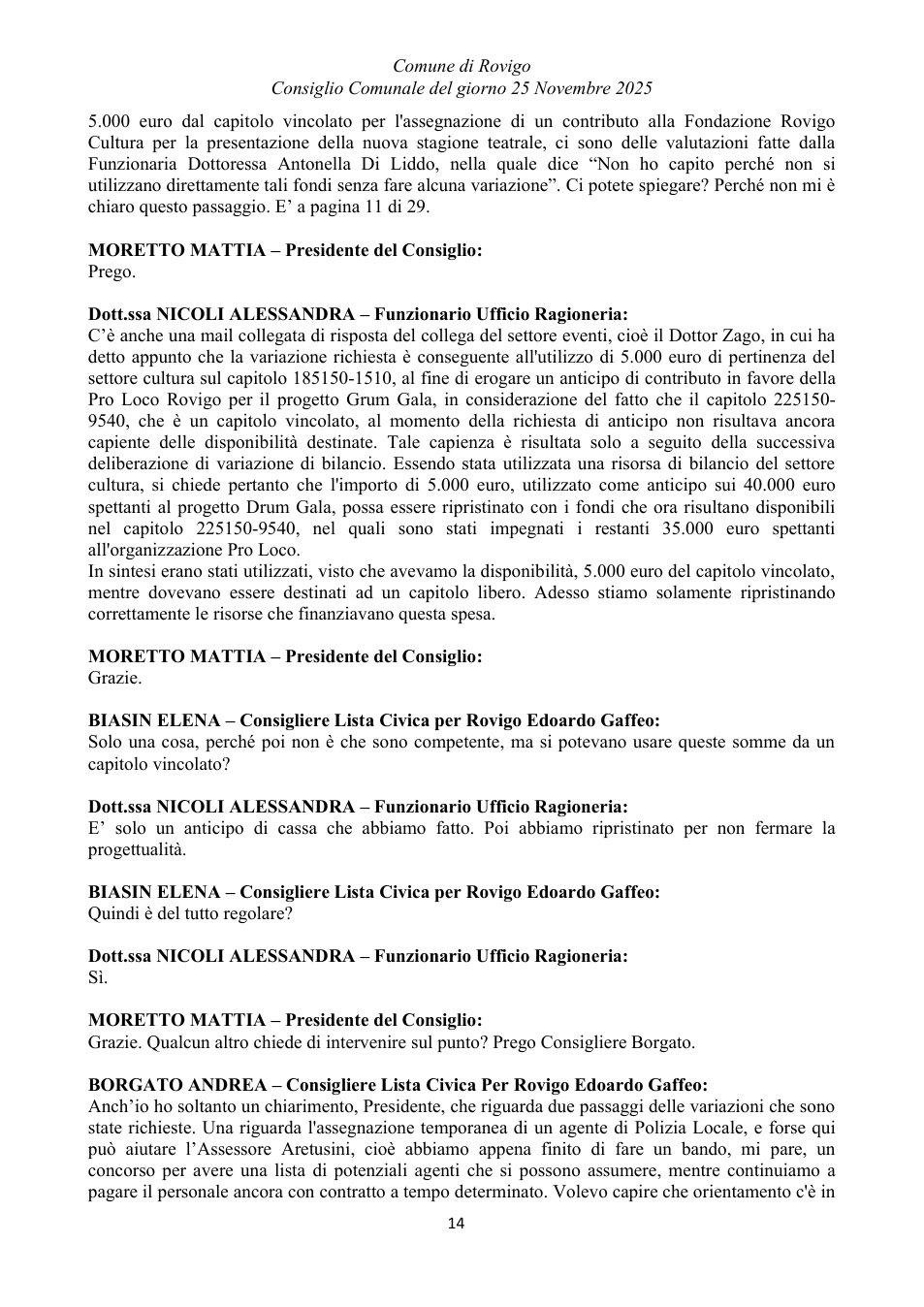 Pagina 14 del documento