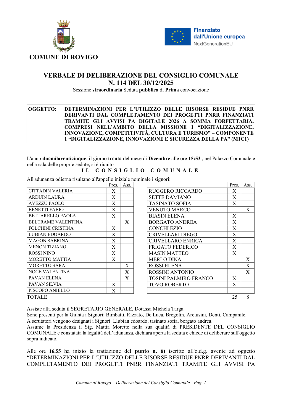 Pagina 1 del documento