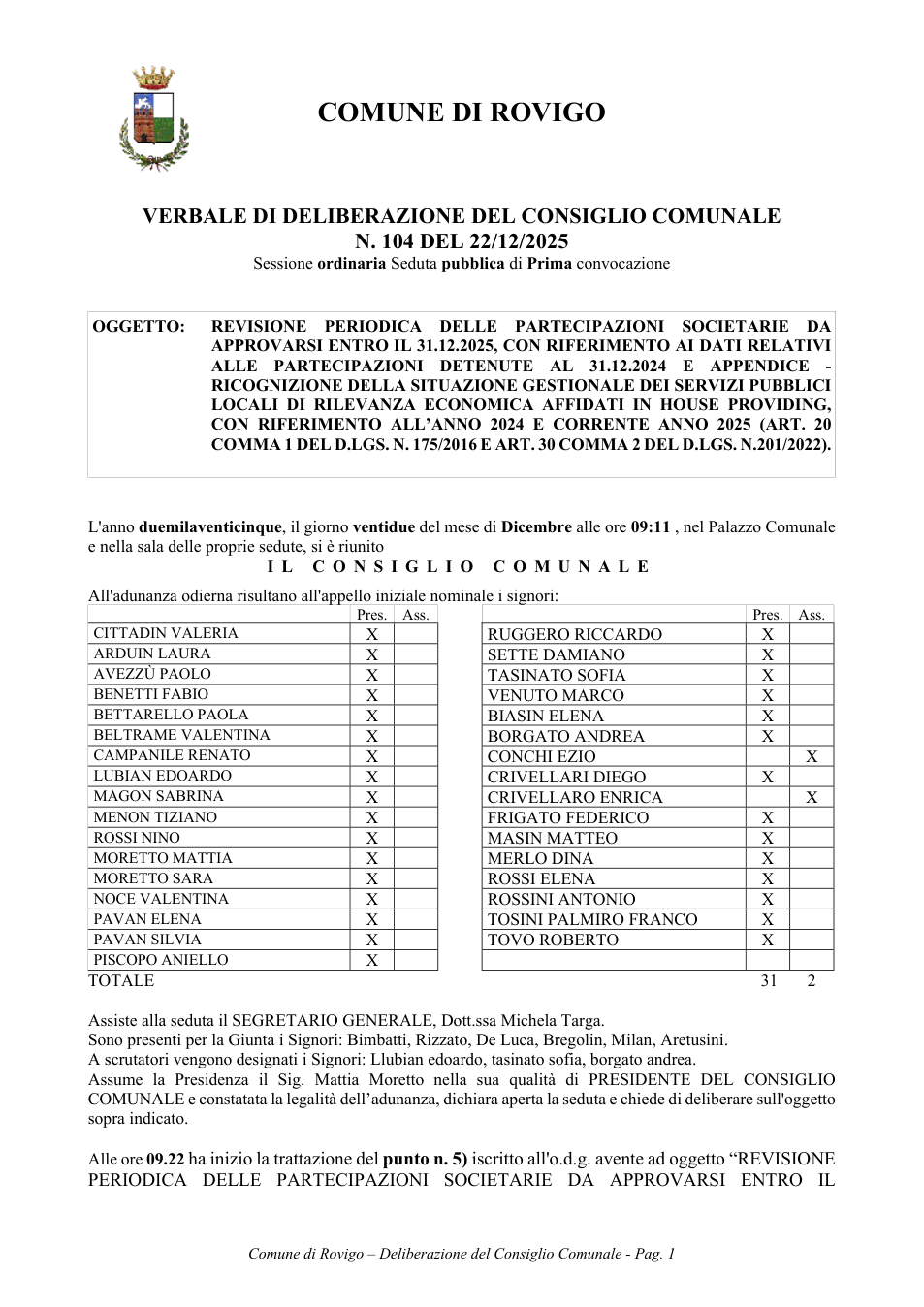 Pagina 1 del documento