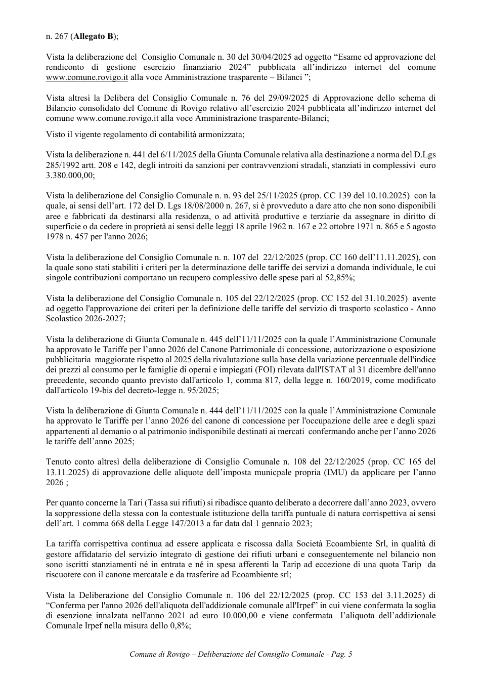 Pagina 5 del documento