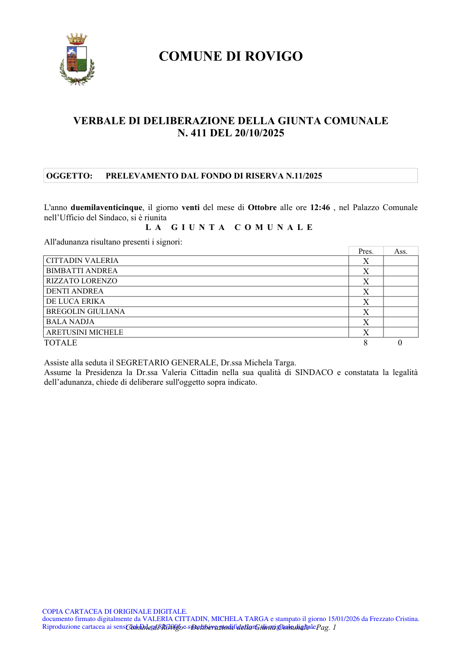 Pagina 1 del documento