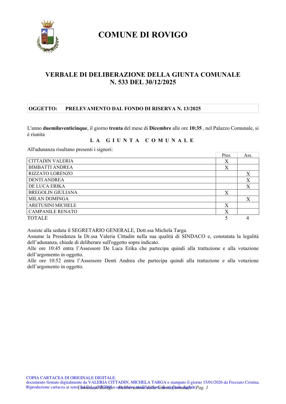 Pagina 1 del documento