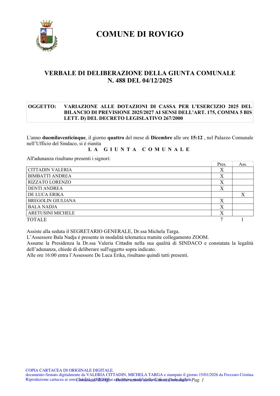 Pagina 1 del documento