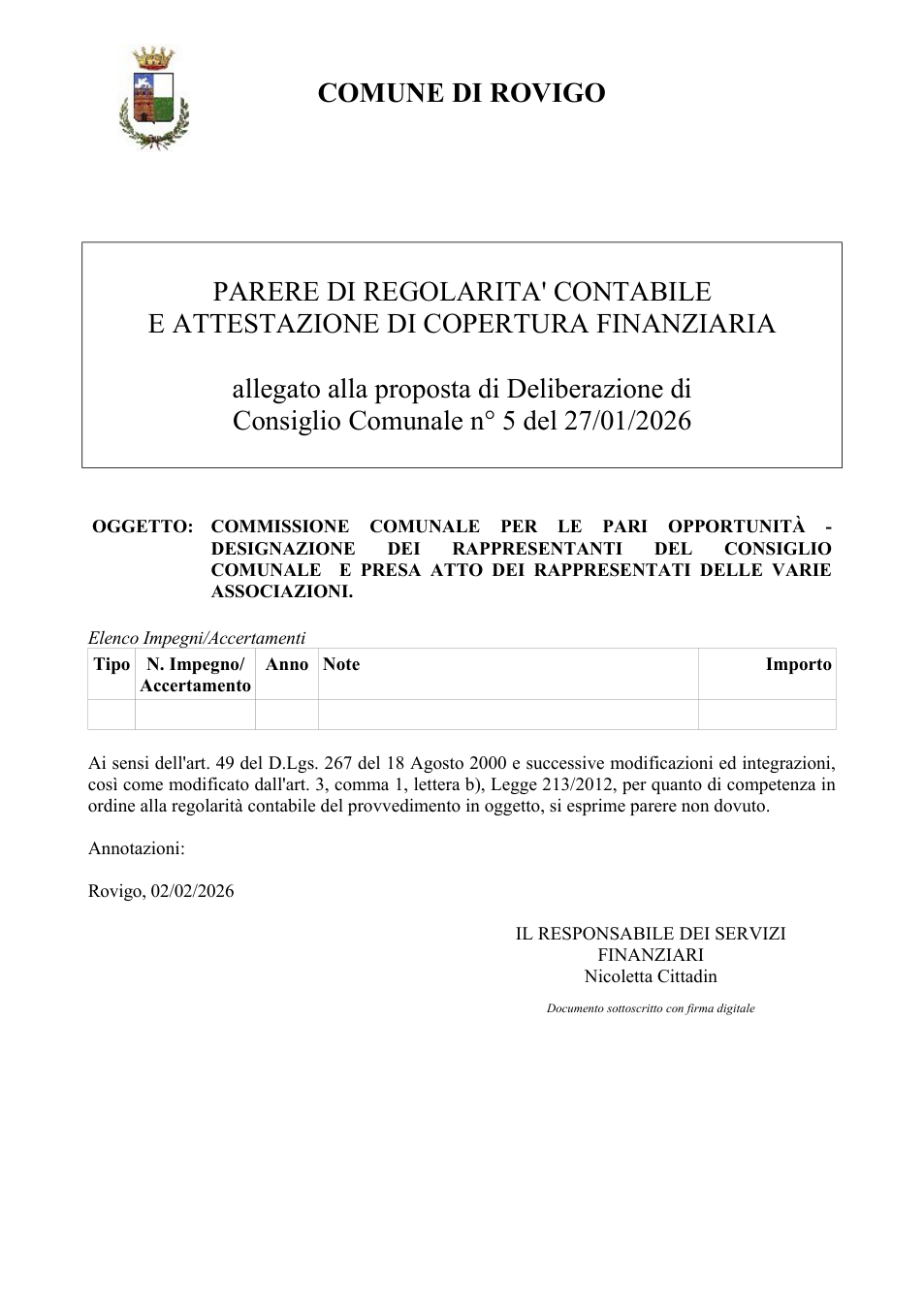 Pagina 1 del documento