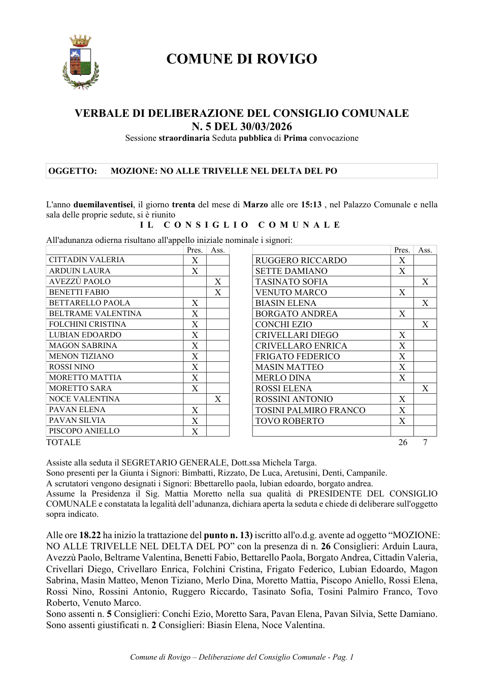 Pagina 1 del documento