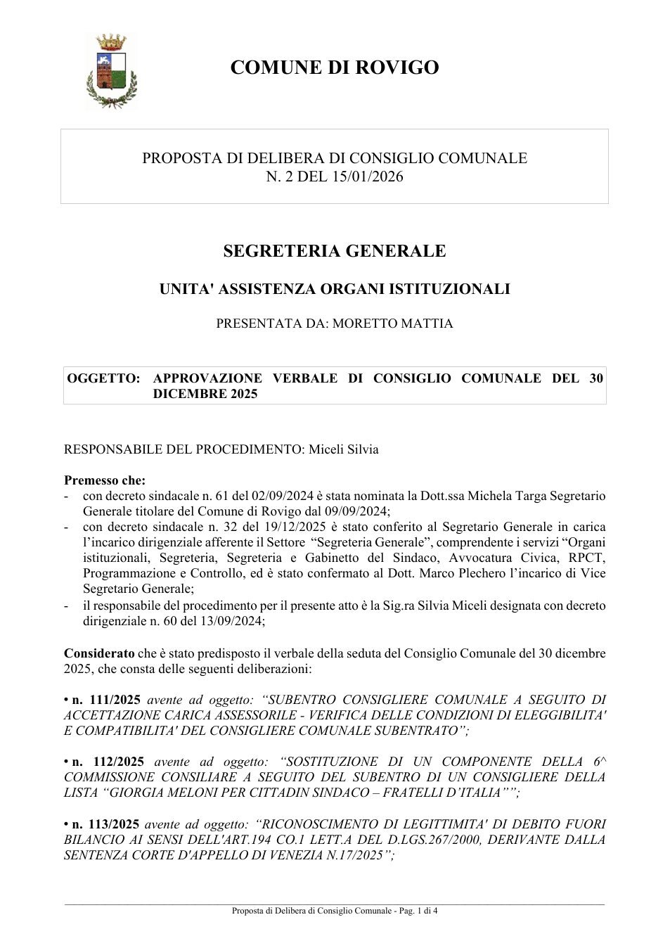 Pagina 1 del documento